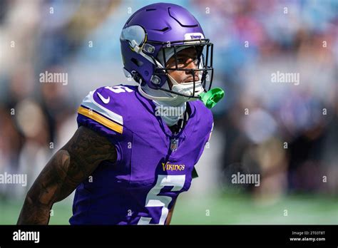 Minnesota Vikings Cornerback Mekhi Blackmon 5 Warms Up Before An NFL