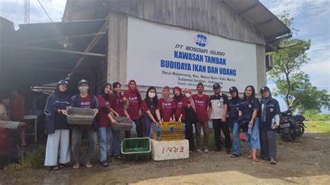 Kembangkan Usaha Budidaya Udang Dan Ikan Di Desa Majannang Unibos