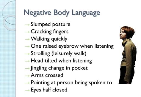 PPT - Body language PowerPoint Presentation, free download - ID:6743273