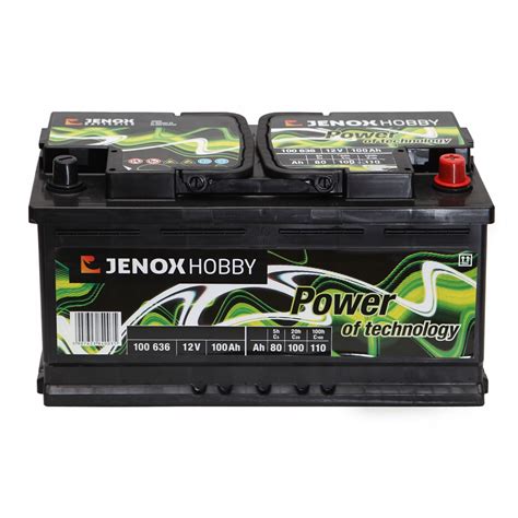 Akumulator Jenox Hobby 12V 100 Ah P do łodzi do silnika elektrycznego