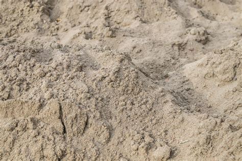 Premium Photo | Construction sand at the construction site as a background 