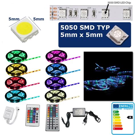 Bande Ruban Led Rgb M M F Te No L Tanche Pas Ip Ip Smd