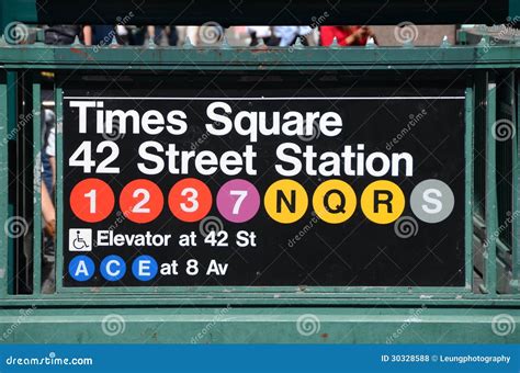 New York City Subway Times Square Station Royalty Free Stock Photos ...