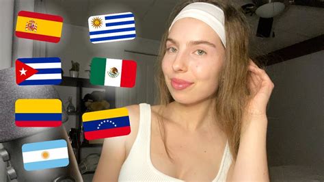 ASMR in spanish relaxing words en español palabras relajantes