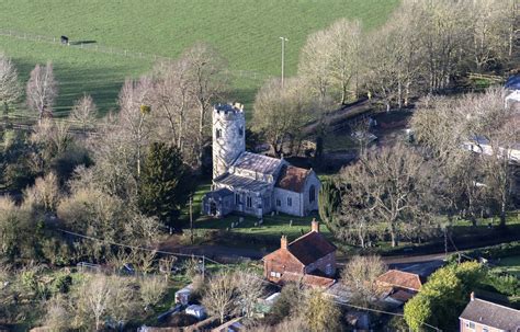 Aerial Image St Michaels Church In Aslacton Norfolk A Photo On