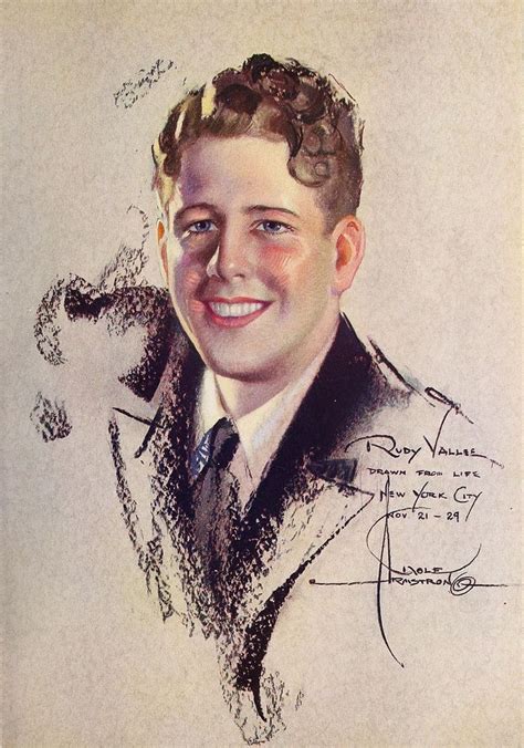 Rudy Vallee By Rolf Armstrong Rolf Armstrong Wikip Dia Rolf