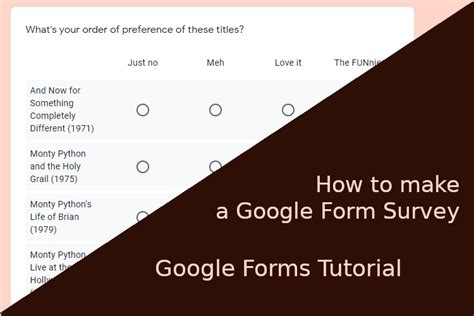 Google Forms Survey - pranploaty