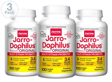Jarrow Formulas Jarro-Dophilus® Original 3.4 Billion Organisms, 300 ...