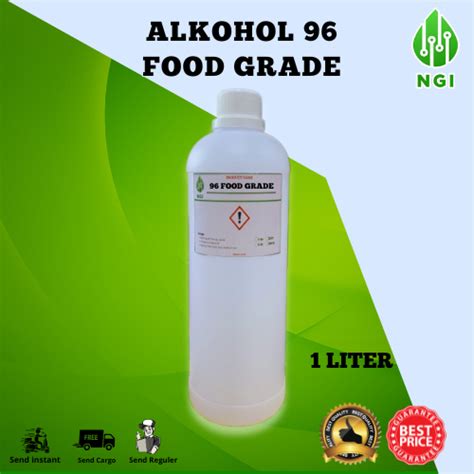 Jual Alkohol 96 Food Grade 1 Liter Shopee Indonesia