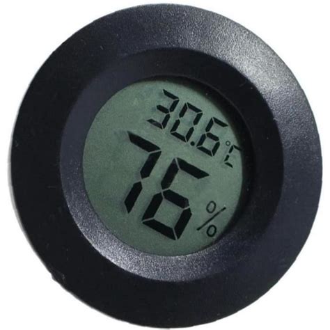 Thermomètre D Hygromètre Numérique Lcd Rond Thermomètre D Humidité