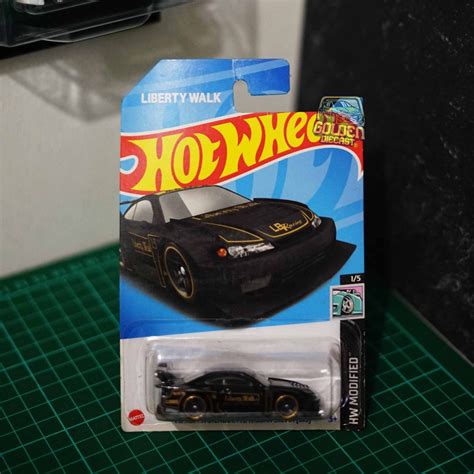 GANTUNGAN Hot WHEELS LB SUPER SILHOUETTE LBWK NISSAN S15 SILVIA BLACK BAD CARD CODNTION