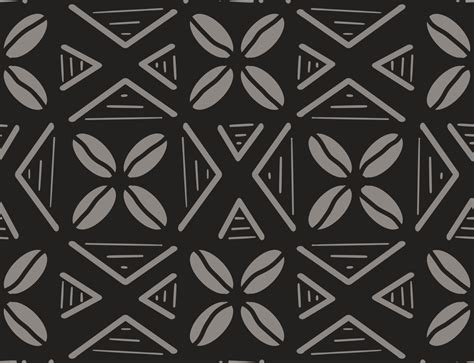 African Tribal Mudcloth Pattern Graphic By Parinya Maneenate Creative