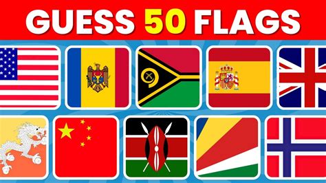 Guess The Flag Quiz 🚩🌍🧠 Easy Medium Hard Impossible Level 50 Flag Of Country Quiz