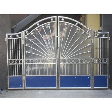 Stainless Steel Main Gate Fabrication Service Rs Square Feet K A S