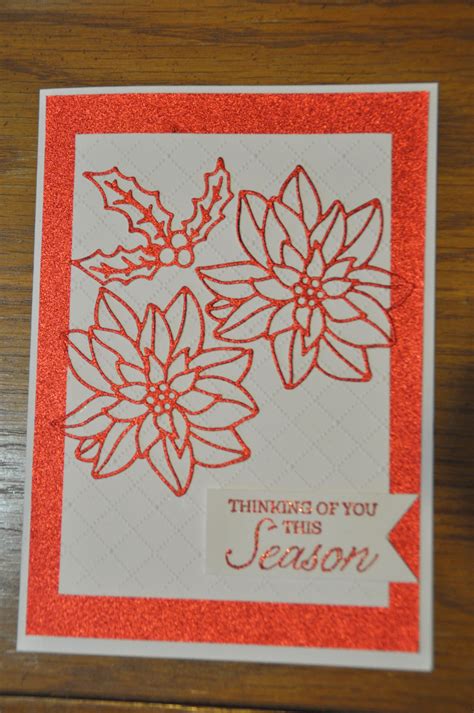 Stampin Up Peaceful Poinsettia Poinsettia Cards Stampin Up