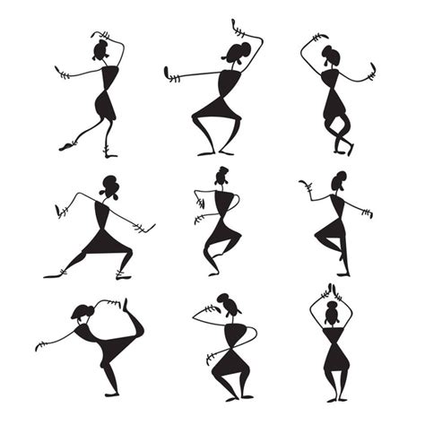 Bharatnatyam Free Stock Vectors