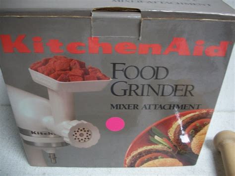 Kitchenaid Food Grinder Attachment Model Fga Original Box 50946756578 Ebay