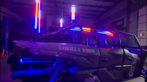 Gorilla Whips Chunky Monkey Led Whips Elite Ii Led Whips Youtube