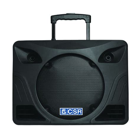 Caixa Amplificada CSR MT12A BAT portátil Concerthus Instrumentos