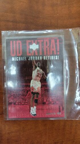 Michael Jordan 1999 Upper Deck UD Extra Jordan Retires EBay