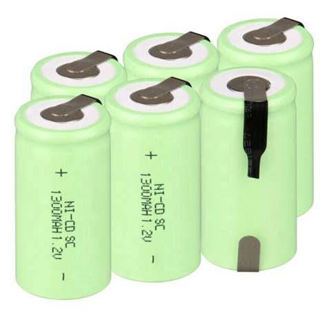 Import 1 2v 1300mah Sub C Sc Ni Mh Rechargeable Battery Nickel Metal