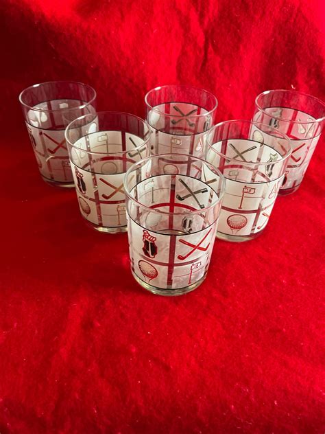 Culvergolf Rocks Glasses Set Of Sixitem174 Etsy