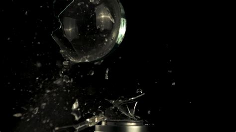 Bullet Hitting Glass Stock Video Footage For Free Download