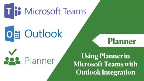 How To Integrate Microsoft Teams Planner Outlook Calendar YouTube