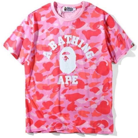 Футболка Bape розовая | купить в Москве с доставкой по России 2-5 дней