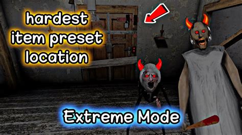 Granny V Extreme Mode Door Escape In The Hardest Item Preset