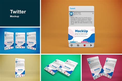 Twitter Mockup Graphic by Qaleb studio · Creative Fabrica