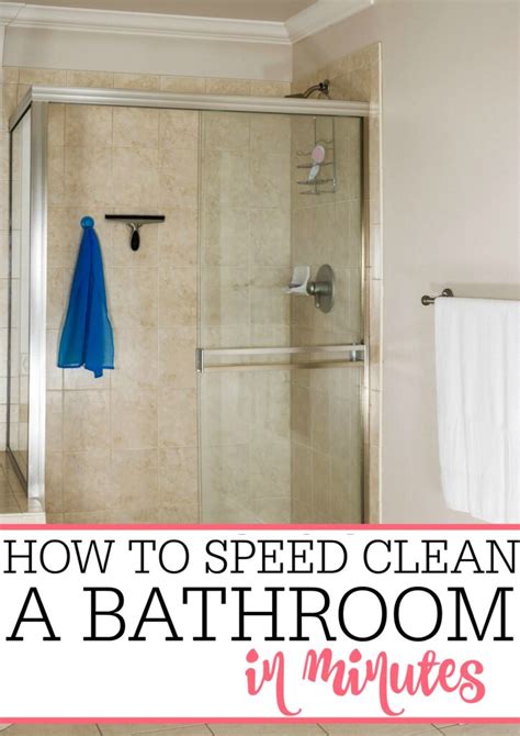 How To Speed Clean A Bathroom In Minutes Frugally Blonde