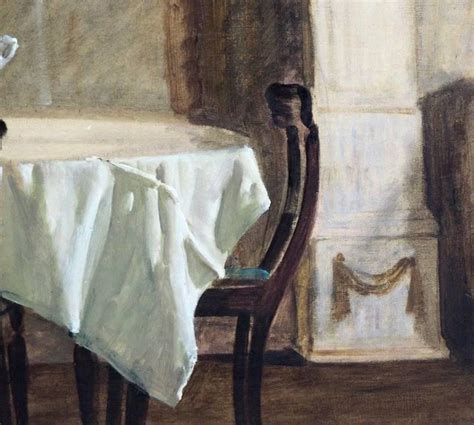 Danish Interior Painting Signed In Monogram 1923 At 1stdibs