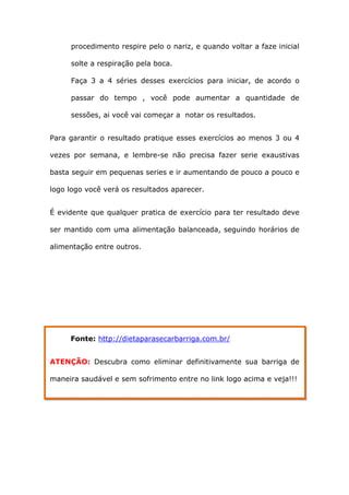 Exercícios para afinar a cintura PDF