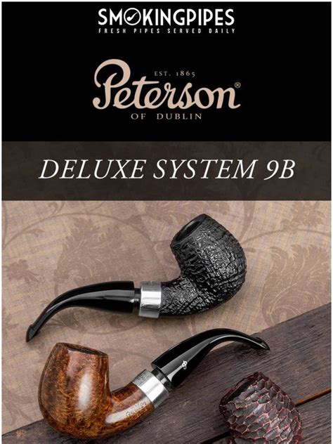 Smokingpipes Peterson Deluxe System B Limited Edition Milled