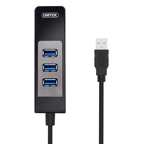 Unitek Y 3045C USB3 0 3 Port Hub W Gigabit LAN Fidelity Technology