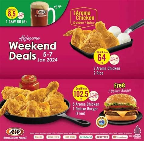 Aw Restoran Promo Tahun Baru Ada Diskon Harga Hingga Gratis