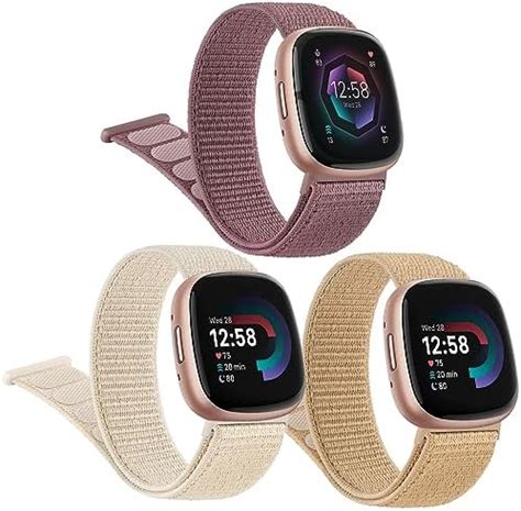 Amazon Vancle Nylon Bands For Fitbit Versa Bands Fitbit Sense