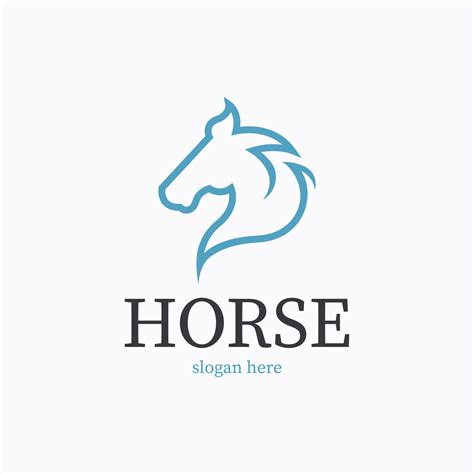 Modern Horse Logo Template Vector 13093075 Vector Art At Vecteezy