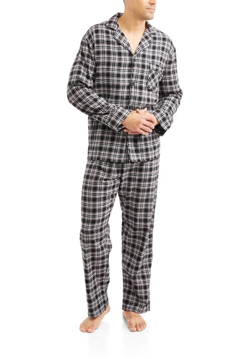 Hanes - Men's Flannel Pajama Set - Walmart.com - Walmart.com