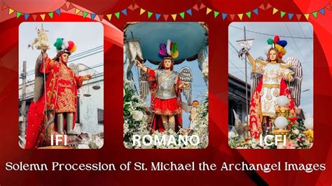 Solemn Procession Of St Michael The Archangel Images Youtube