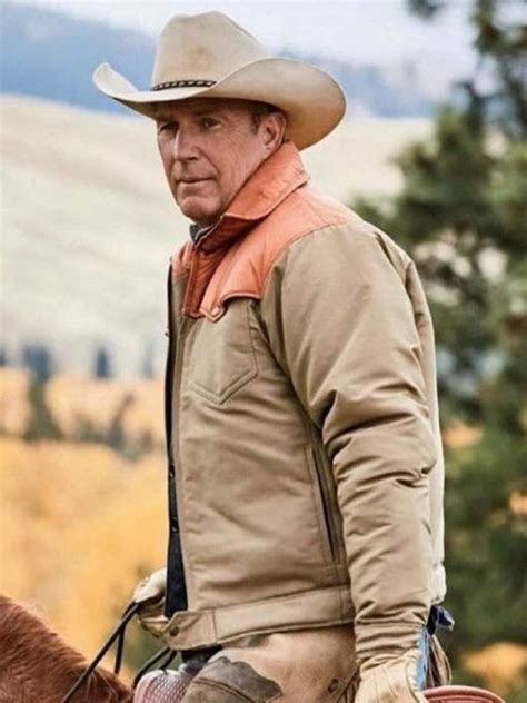 Mens Yellowstone John Dutton Kevin Costner Cotton Jacket Cosplay