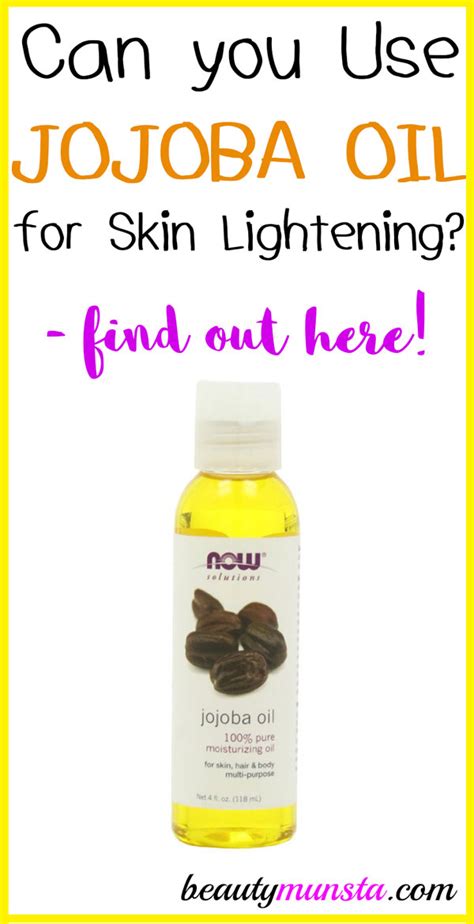 Can You Use Jojoba Oil For Skin Lightening Beautymunsta Free