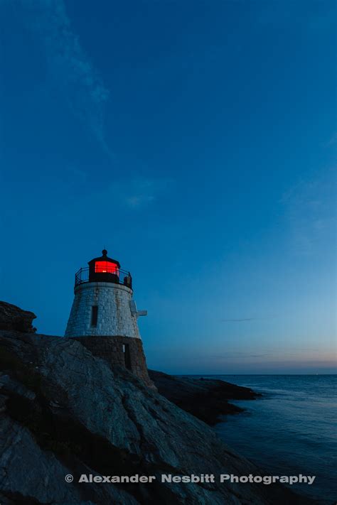 Newport RI Lighthouse photographs by Alexander Nesbitt