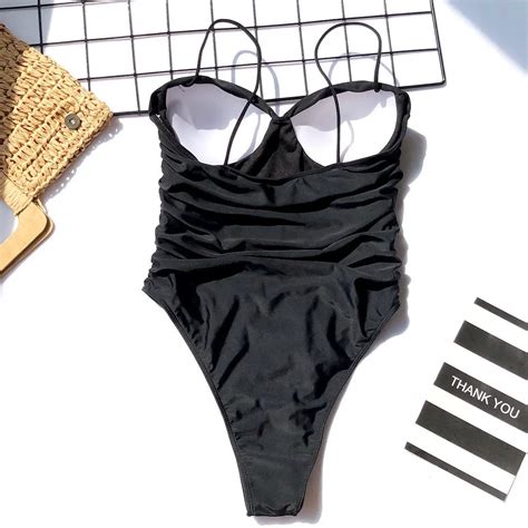 2020 Neueste Design Ein Stück Leopard Drucken Sexy Mädchen Bademode Bademode Bikini Buy Einem