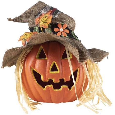 Calabaza Espantapájaros Halloween con Luz (28cm) ️ por sólo 22,45 ...