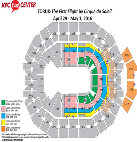 Disney Springs Cirque Du Soleil Seating Chart A Visual Reference Of