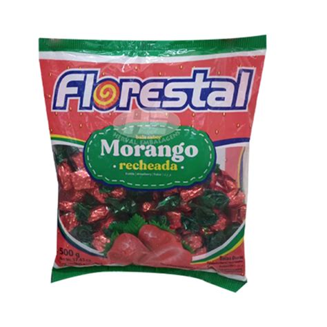 Bala Florestal Morango Recheada G Supermercados Pague Menos