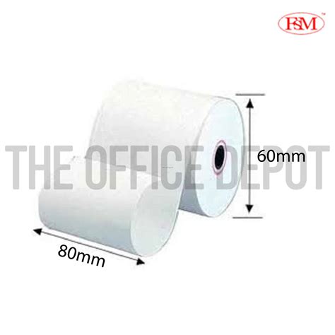 Thermal Receipt Paper Rolls 80mm X 60mm 100 Rolls Office Depot Malaysia