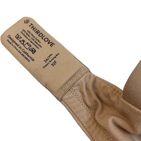 Third Love Nude Taupe Classic Nursing Bra F Gem